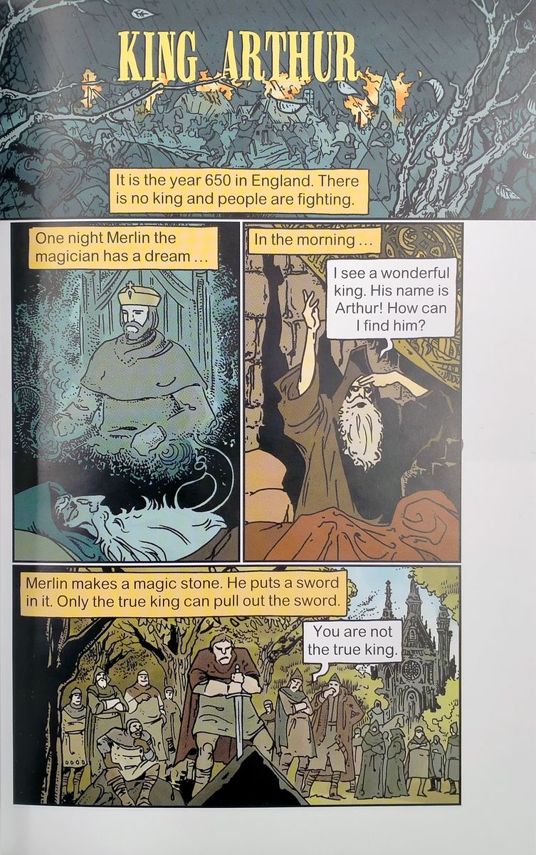 Oxford Bookworms Library  Starter King Arthur (Comic Strip)