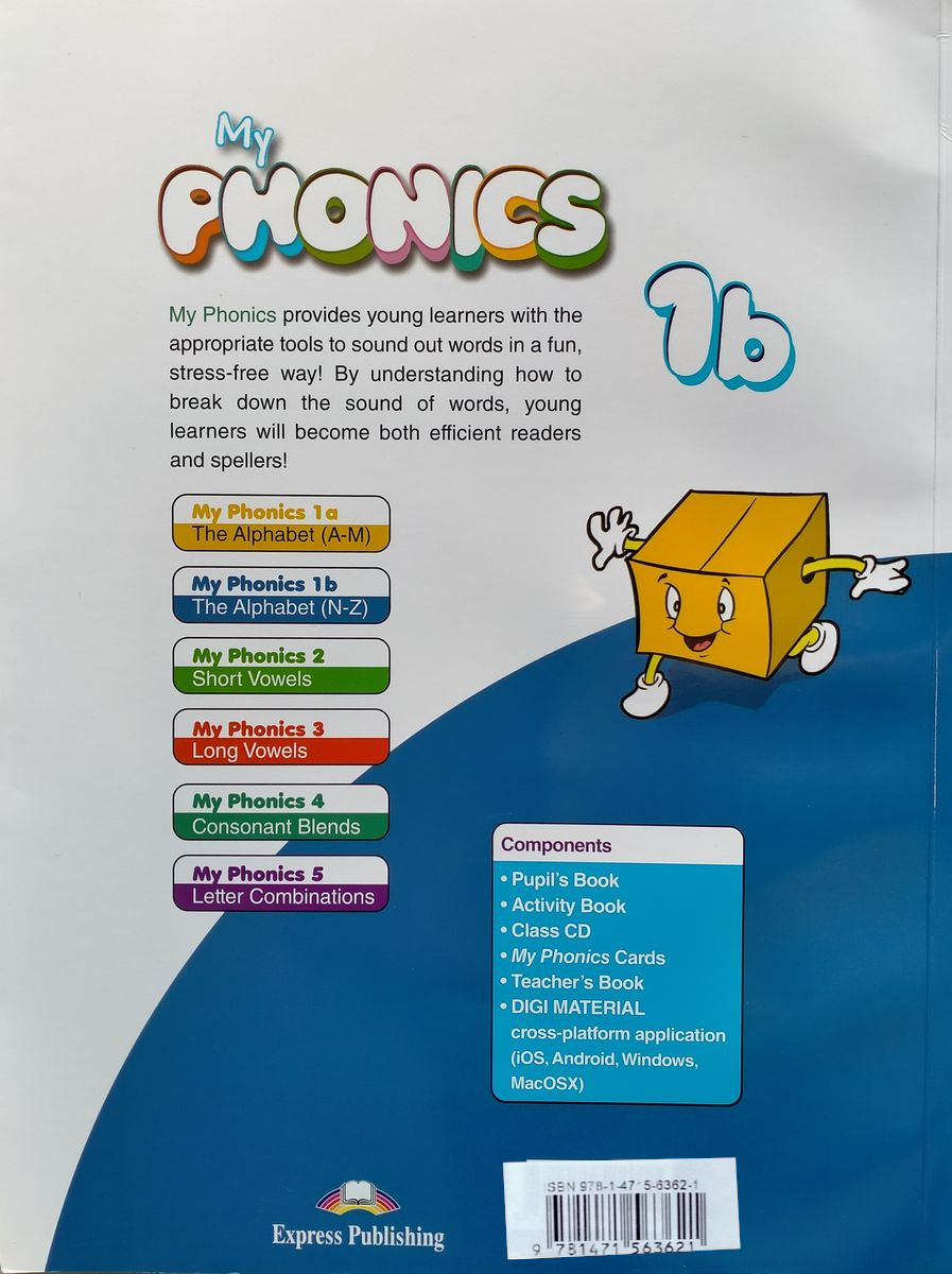 My Phonics 1b The Alphabet Activity Book with Cross-Platform Application