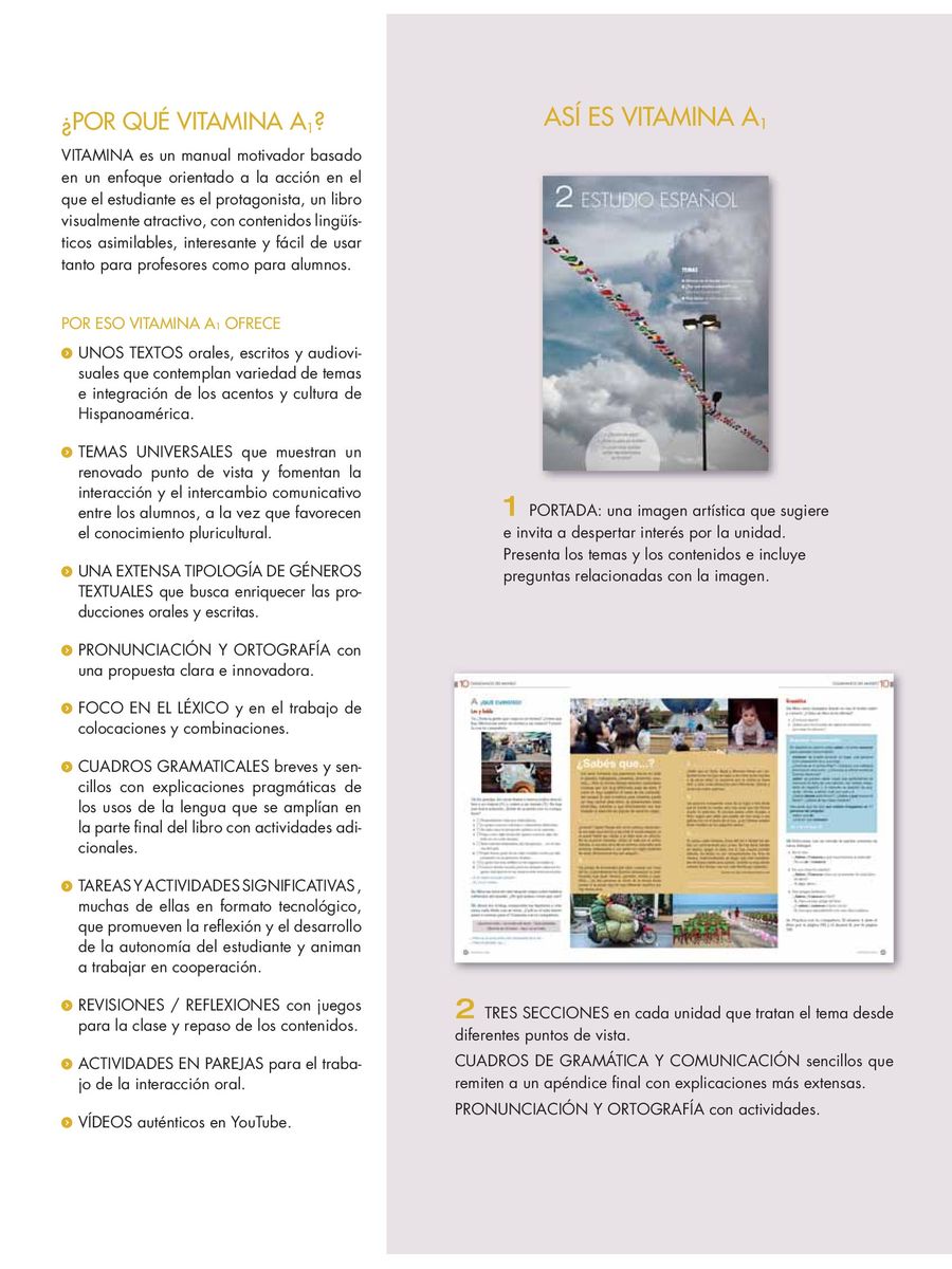 Vitamina A1 Libro del alumno + Licencia digital