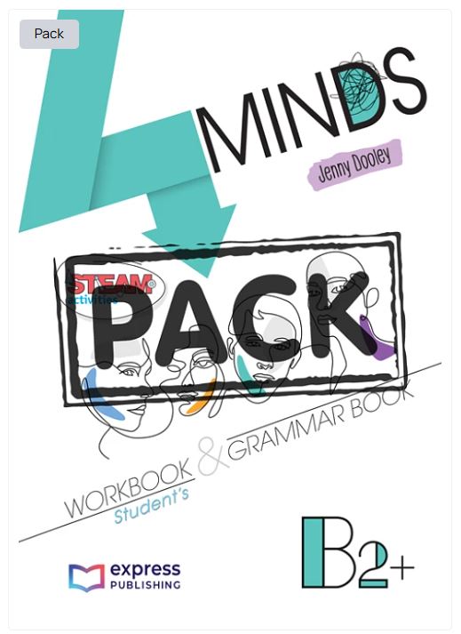 4Minds B2+ Workbook and Grammar Book with Digibook