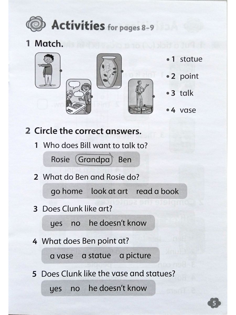 Oxford Read and Imagine 1 Robbers at the Museum Activity Book