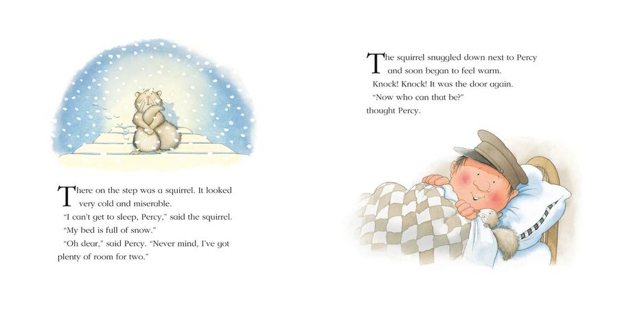 One Snowy Night Book and CD (A Percy the Park Keeper Story)