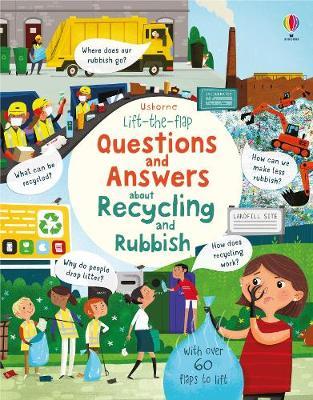 Usborne Lift-the-Flap Questions and Answers about Recycling and Rubbish