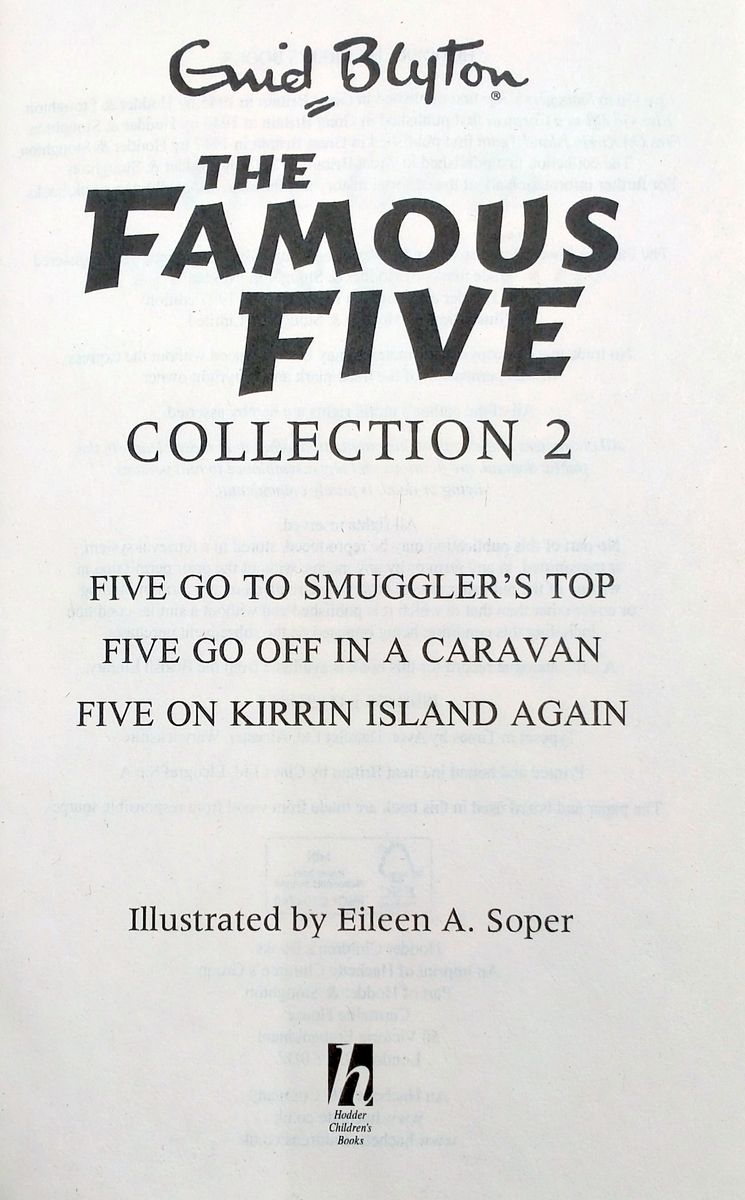 The Famous Five Collection 2 Books 4-6