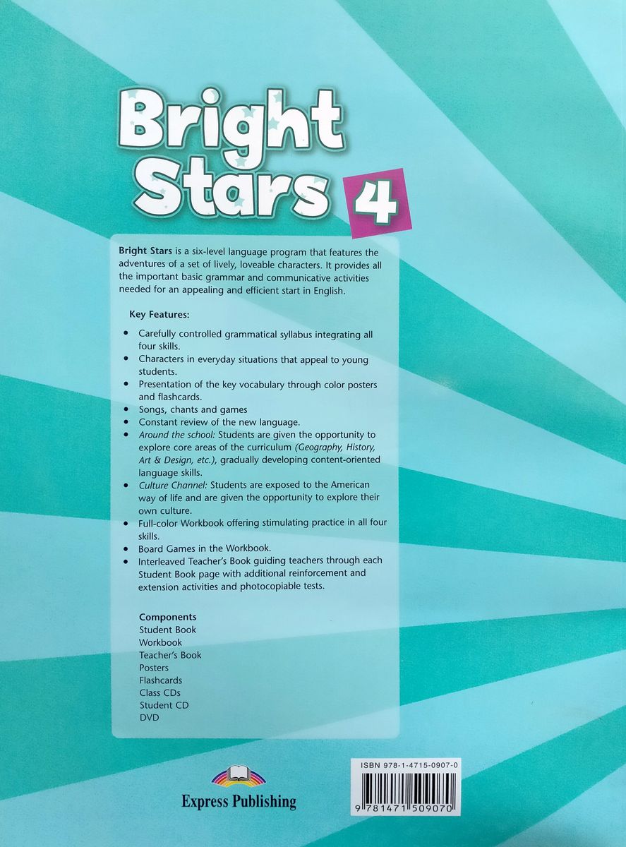 Bright Stars 4 Workbook