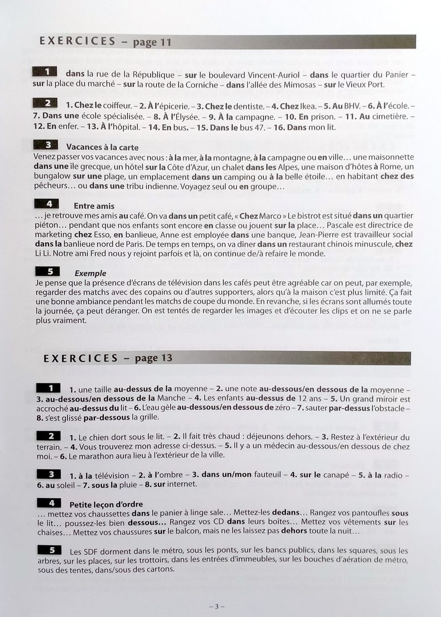 Grammaire Progressive du Francais Perfectionnement B2-C2 Corriges (ответы)