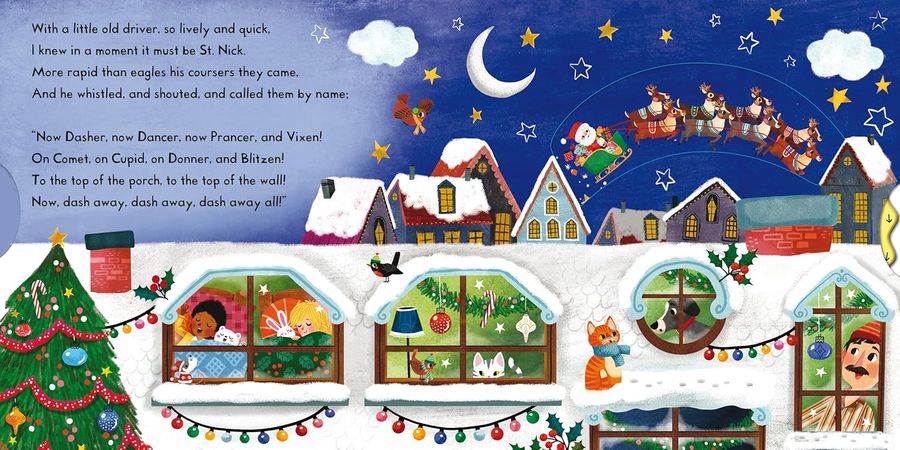 Twas the Night Before Christmas A Push, Pull and Slide book