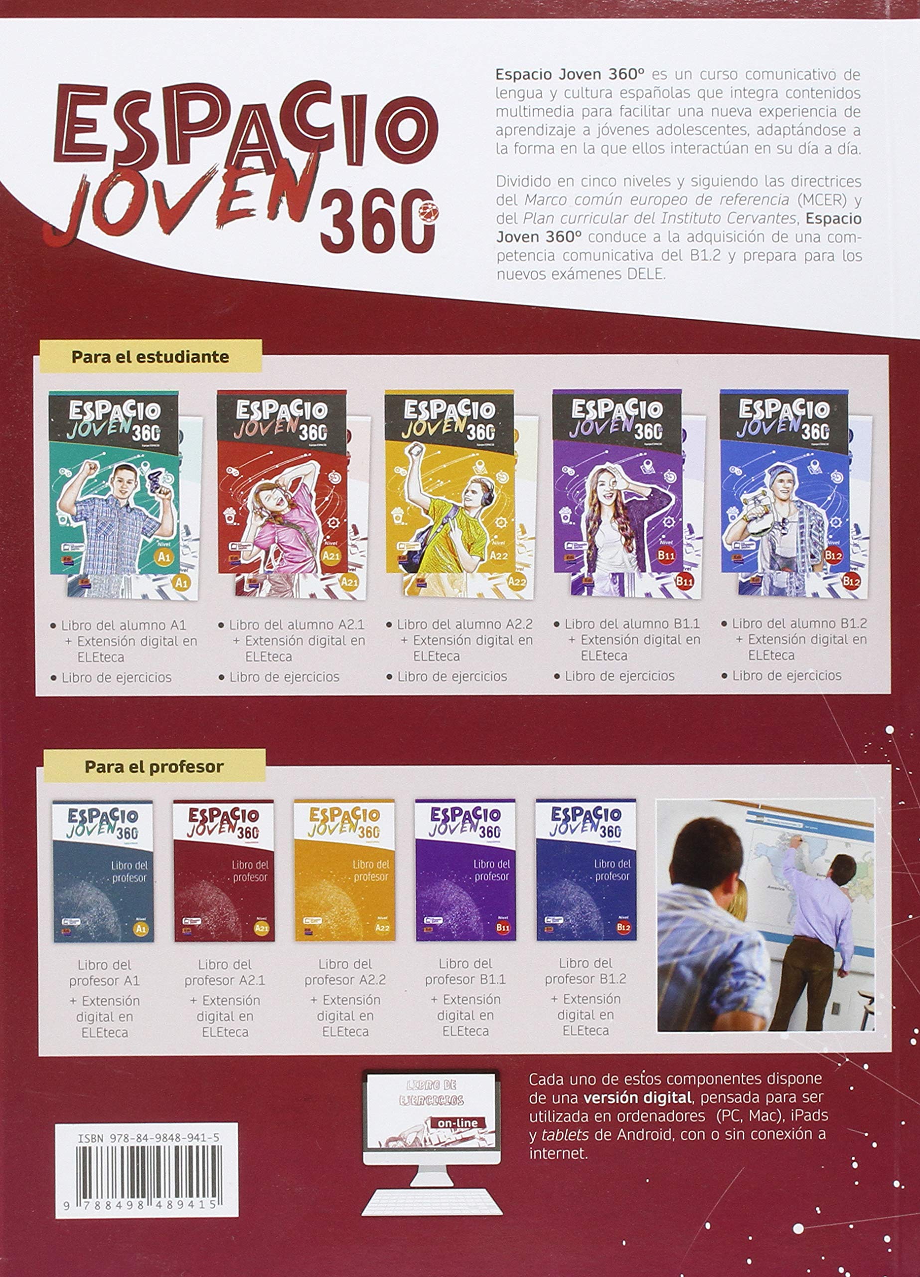 Espacio Joven 360 A2.1 Libro del Profesor + Extension digital en ELEteca