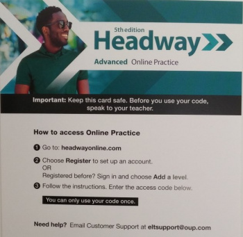 Headway (5th edition) Advanced Online Practice Student's Resource Centre (для студентов)