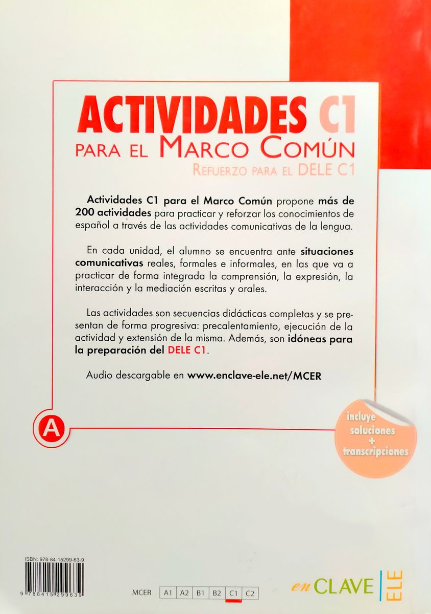 Actividades para el Marco Сomun C1 + Audio Descargable