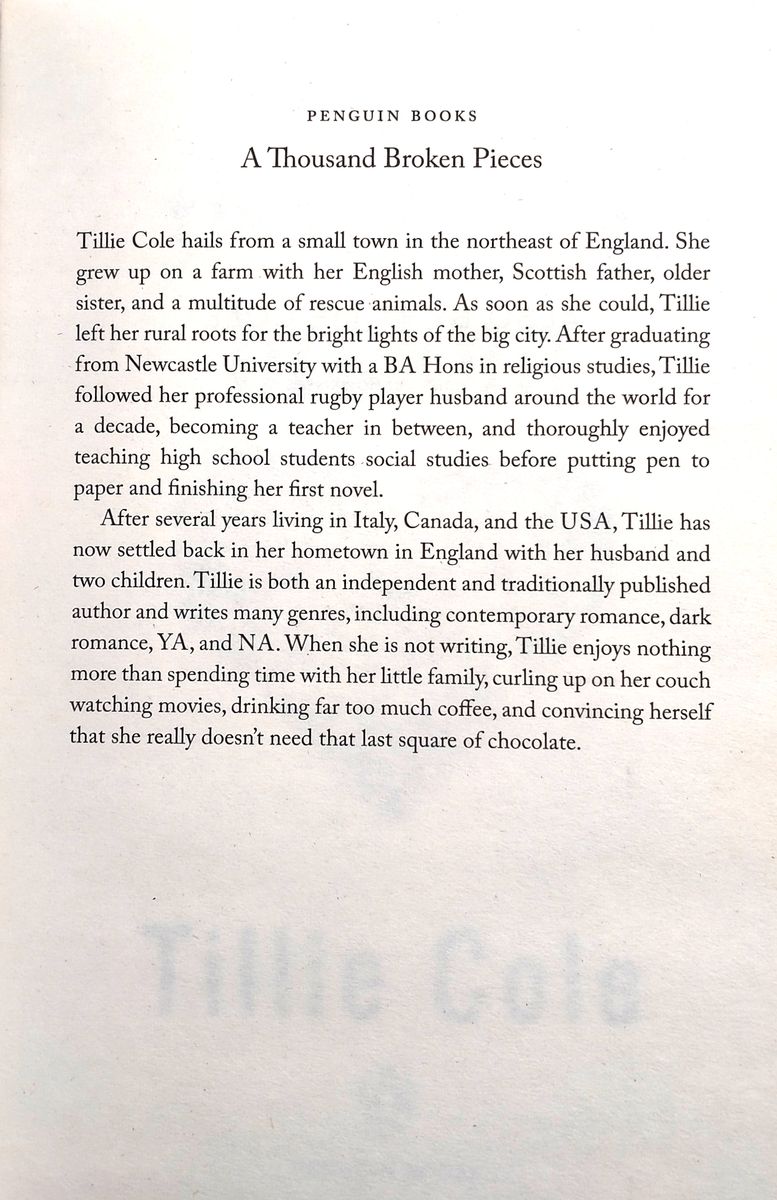 A Thousand Broken Pieces