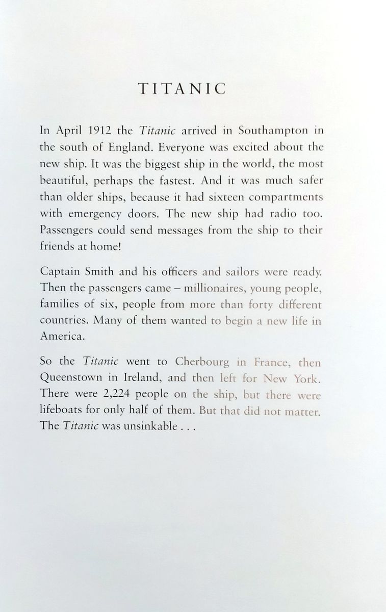 Oxford Bookworms Factfiles 1 Titanic