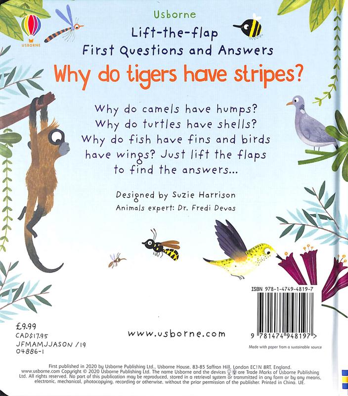 Lift-the-Flap First Questions and Answers Why Do Tigers Have Stripes