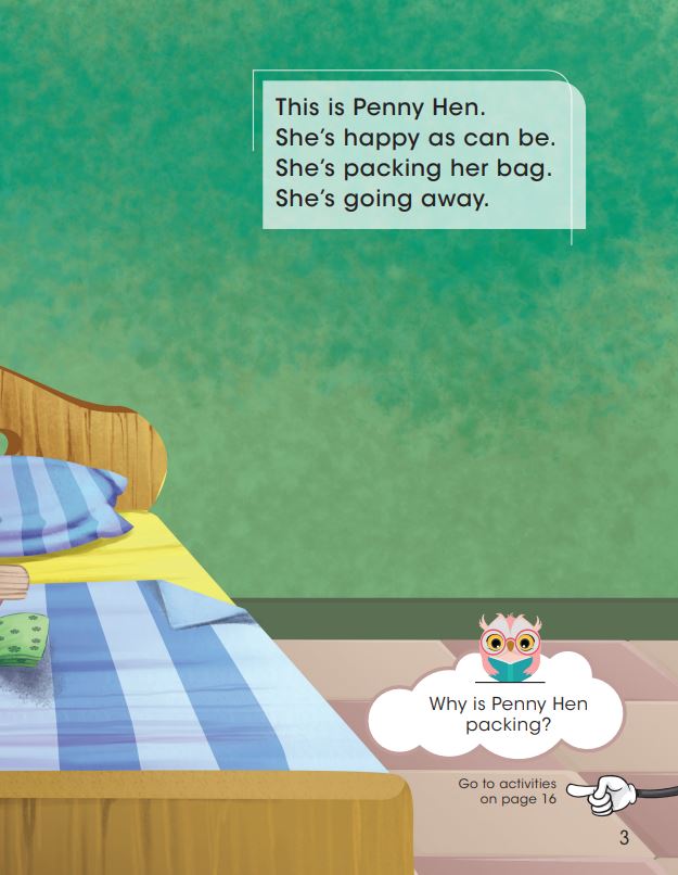Short Tales 1 Penny Hen Goes Away Digibook Application