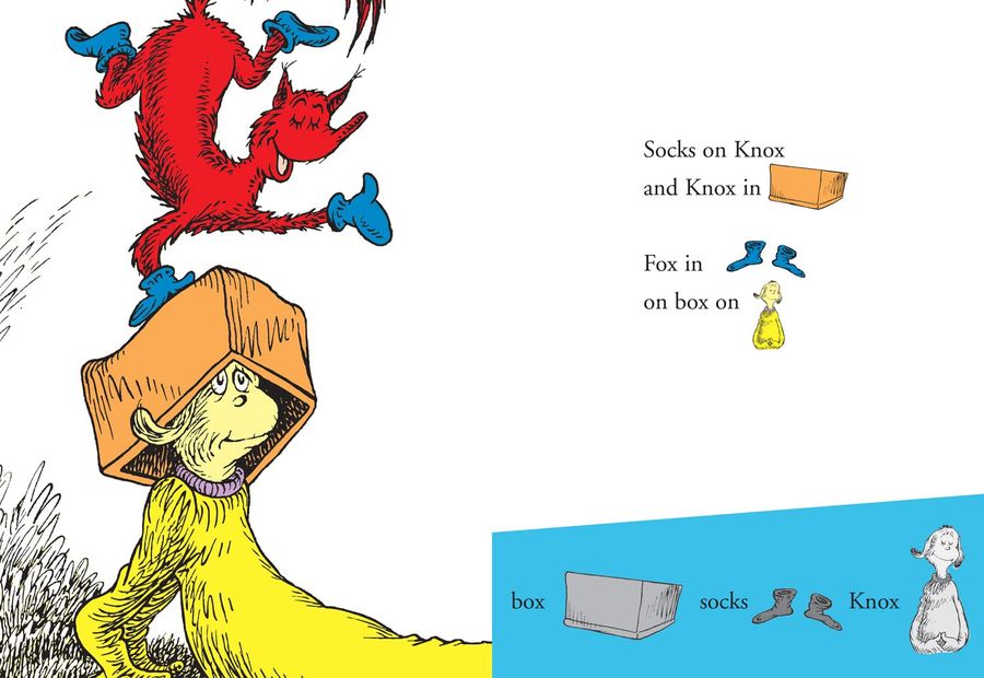 Fox in Socks A Sticker Reading Book