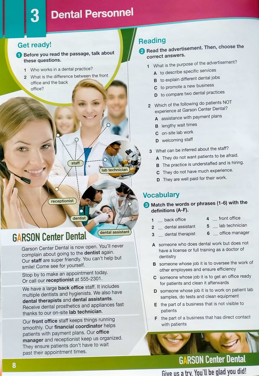 Career Paths Dental Hygienist Teacher's Guide, Student's Book with Digibook and Online Audio