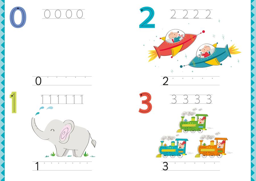 Usborne Little Wipe-Clean Numbers