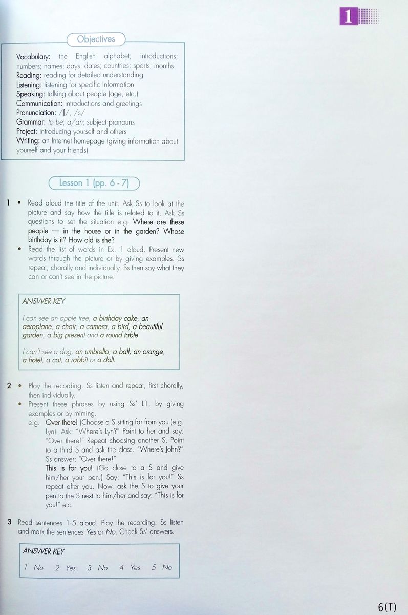 Click On 1 Teacher's Book