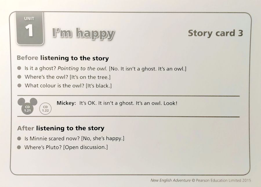 New English Adventure 2 Storycards