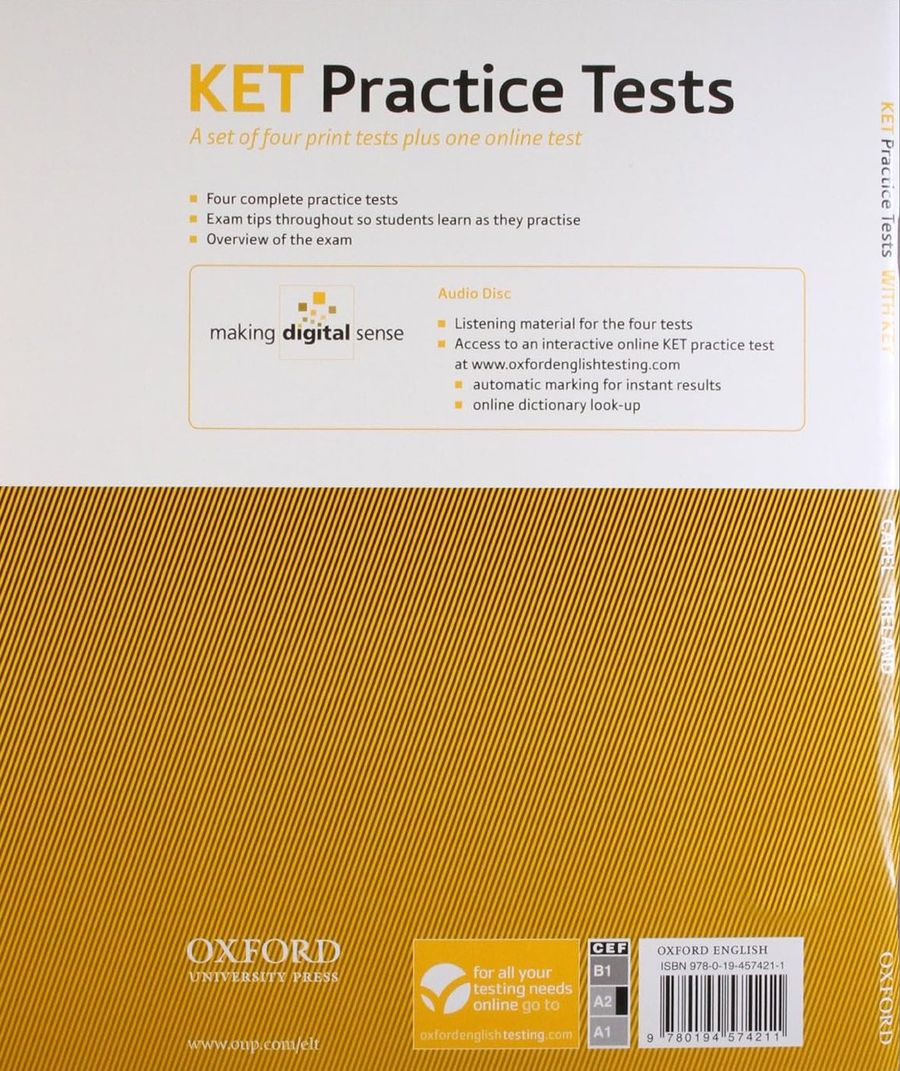 KET Practice Tests Revised Ed With Key and Audio CD Pack