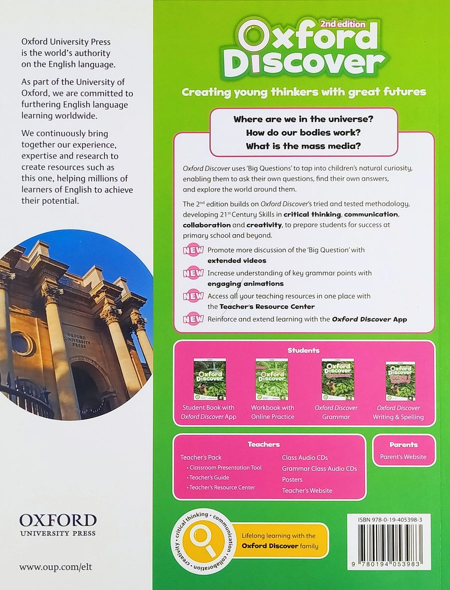 Oxford Discover (2nd edition) 4 Workbook with Online Practice
