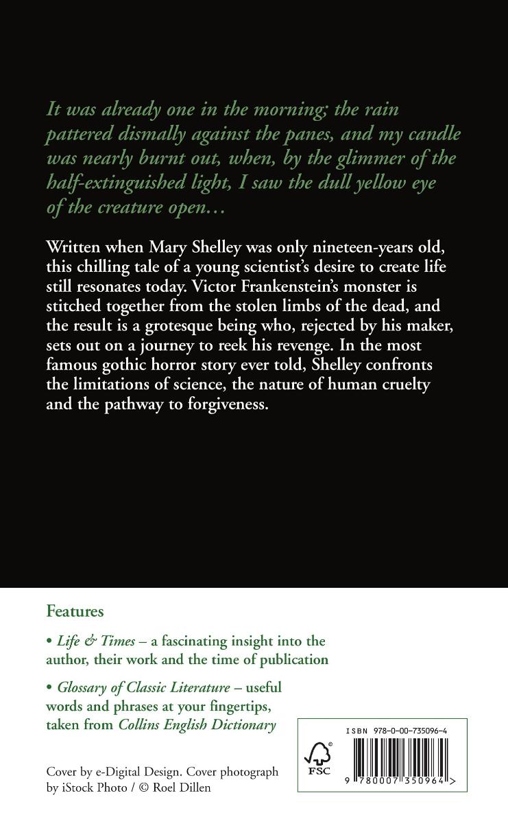 Frankenstein (Collins Classics)