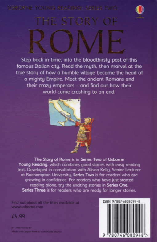 Usborne Young Reading 2 The Story of Rome