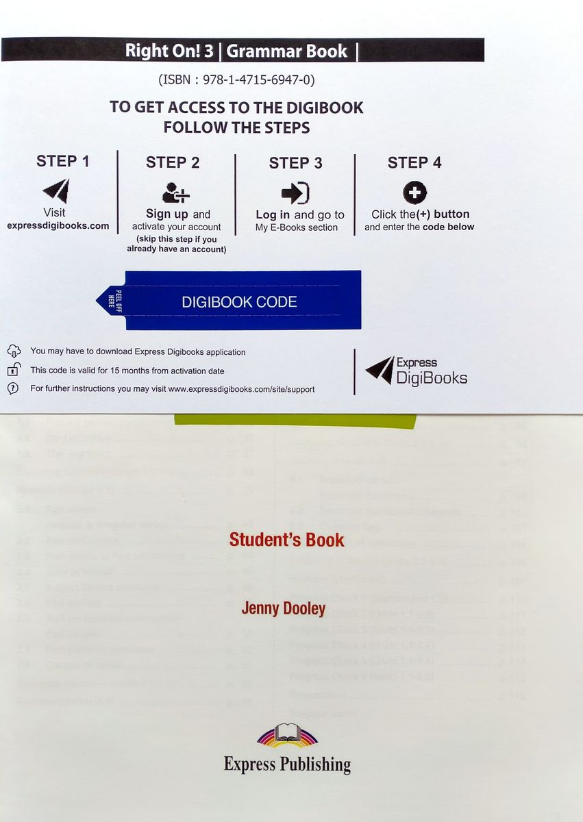 Right On! 3 Grammar Student's Book with Digibook