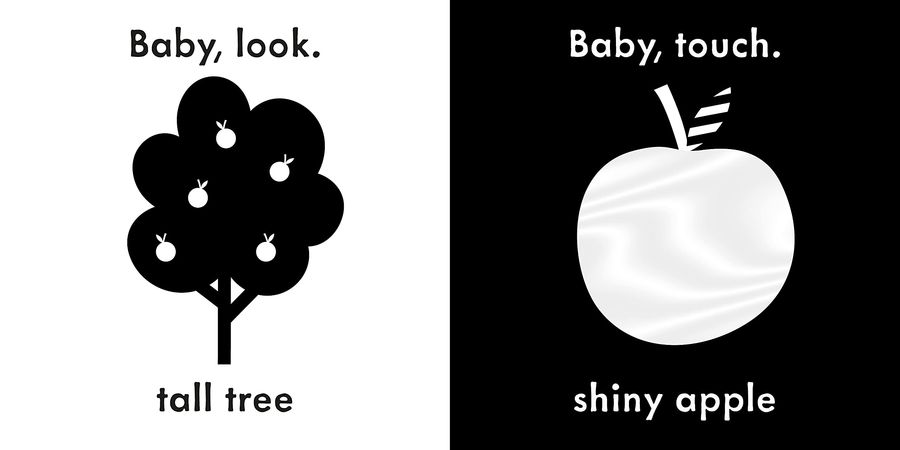 Baby Touch My First Book A black-and-white cloth book