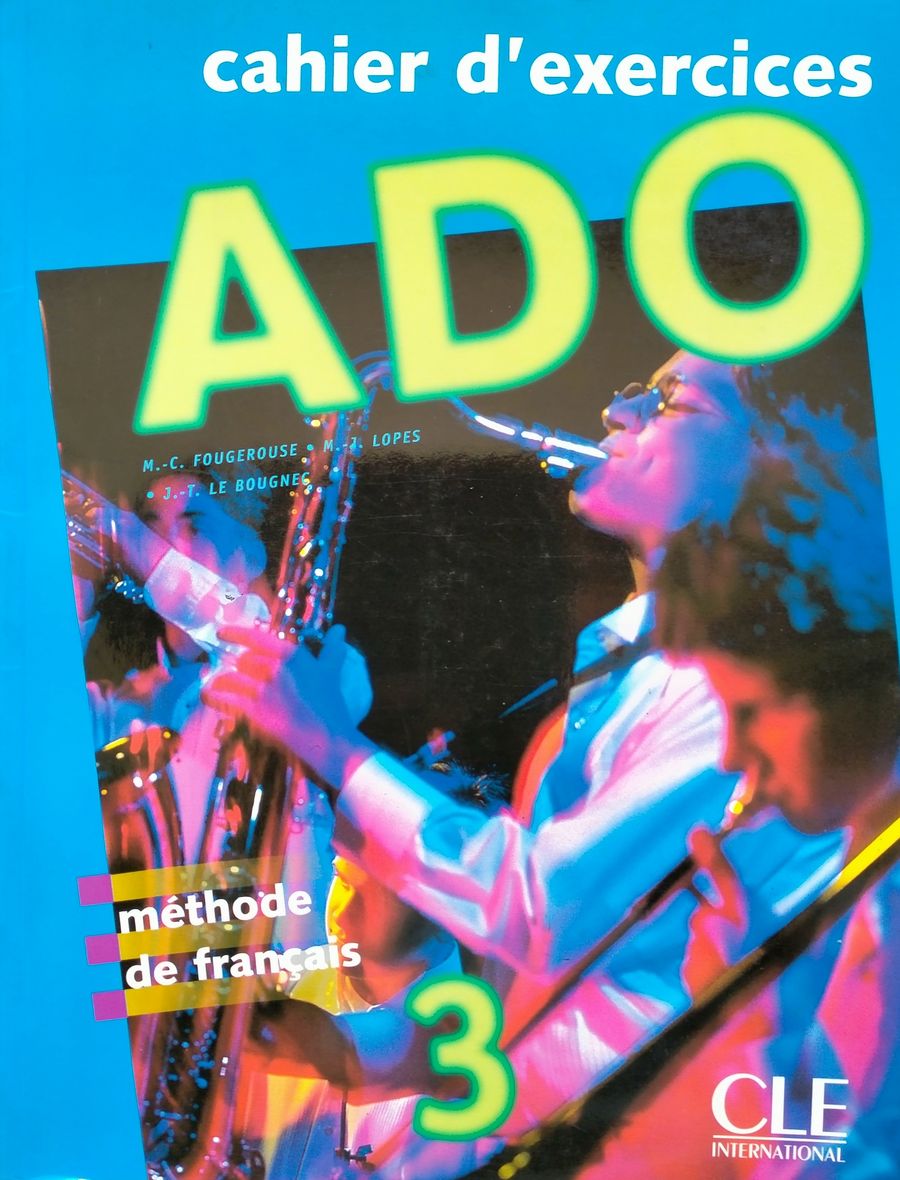 Ado 3 Cahier d'exercices