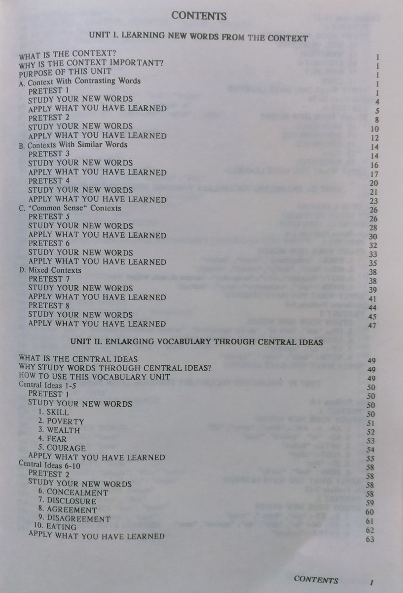 Vocabulary for the High School Student with answers