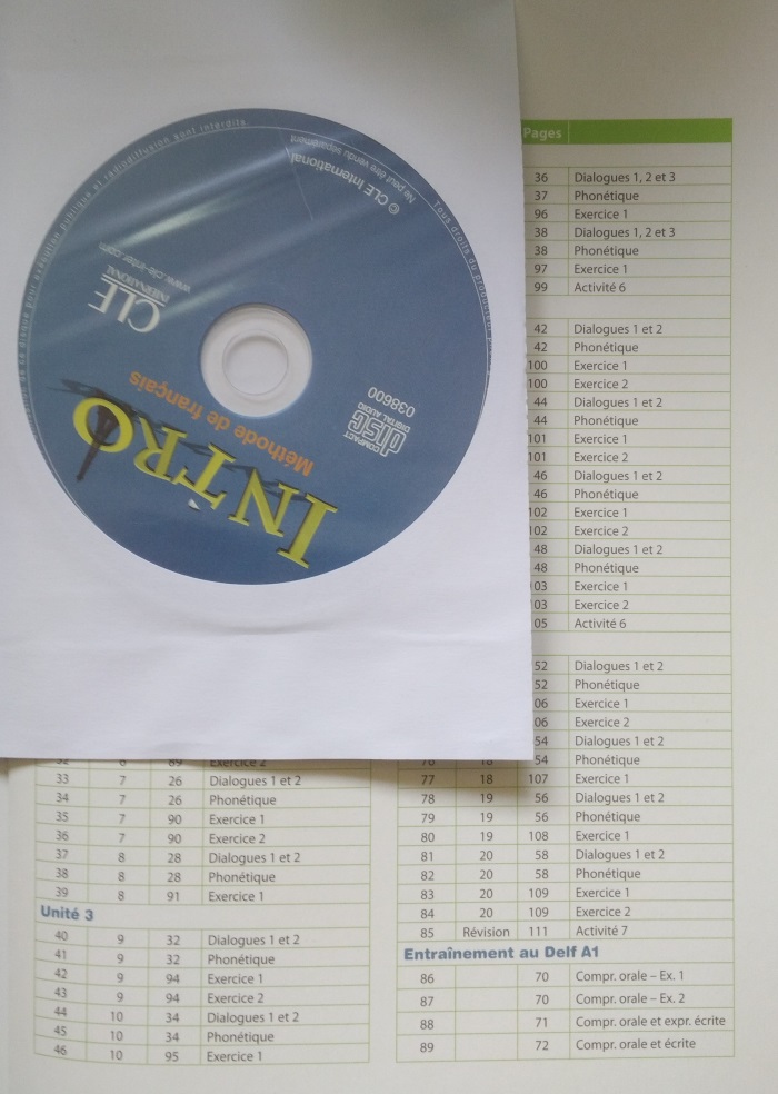 Intro Livre d'eleve + CD audio