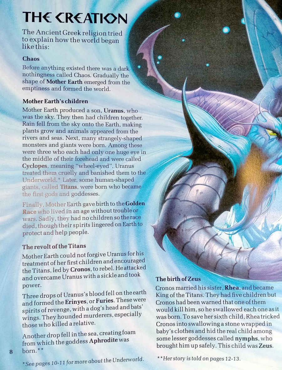 Usborne Illustrated Guide to Greek Myths and Legends