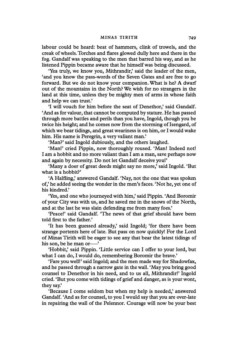 The Lord of the Rings Book 3 The Return of the King