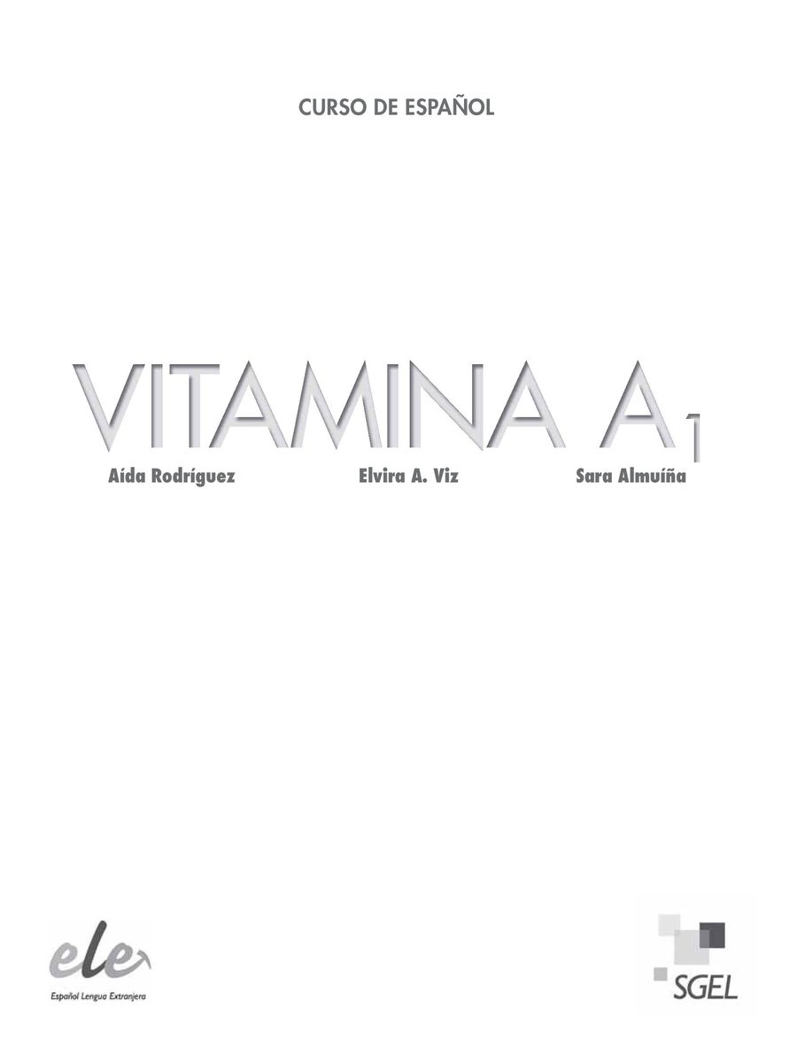 Vitamina A1 Cuaderno de ejercicios + Licencia digital