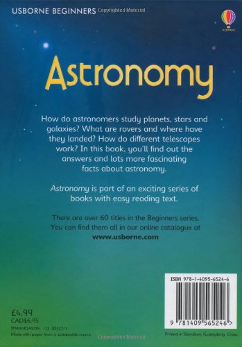 Usborne Beginners Astronomy