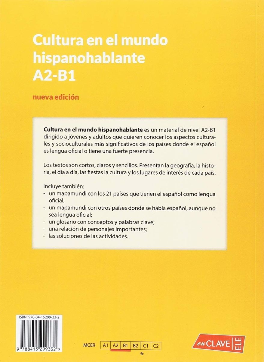 Cultura en el mundo hispanoblante A2-B1 (nueva edition)