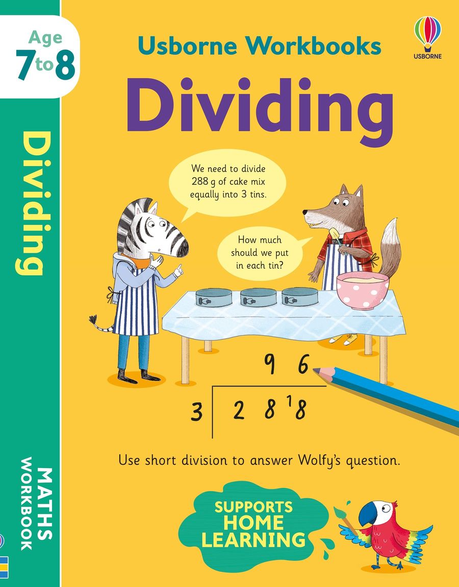 Usborne Workbooks Dividing Age 7-8