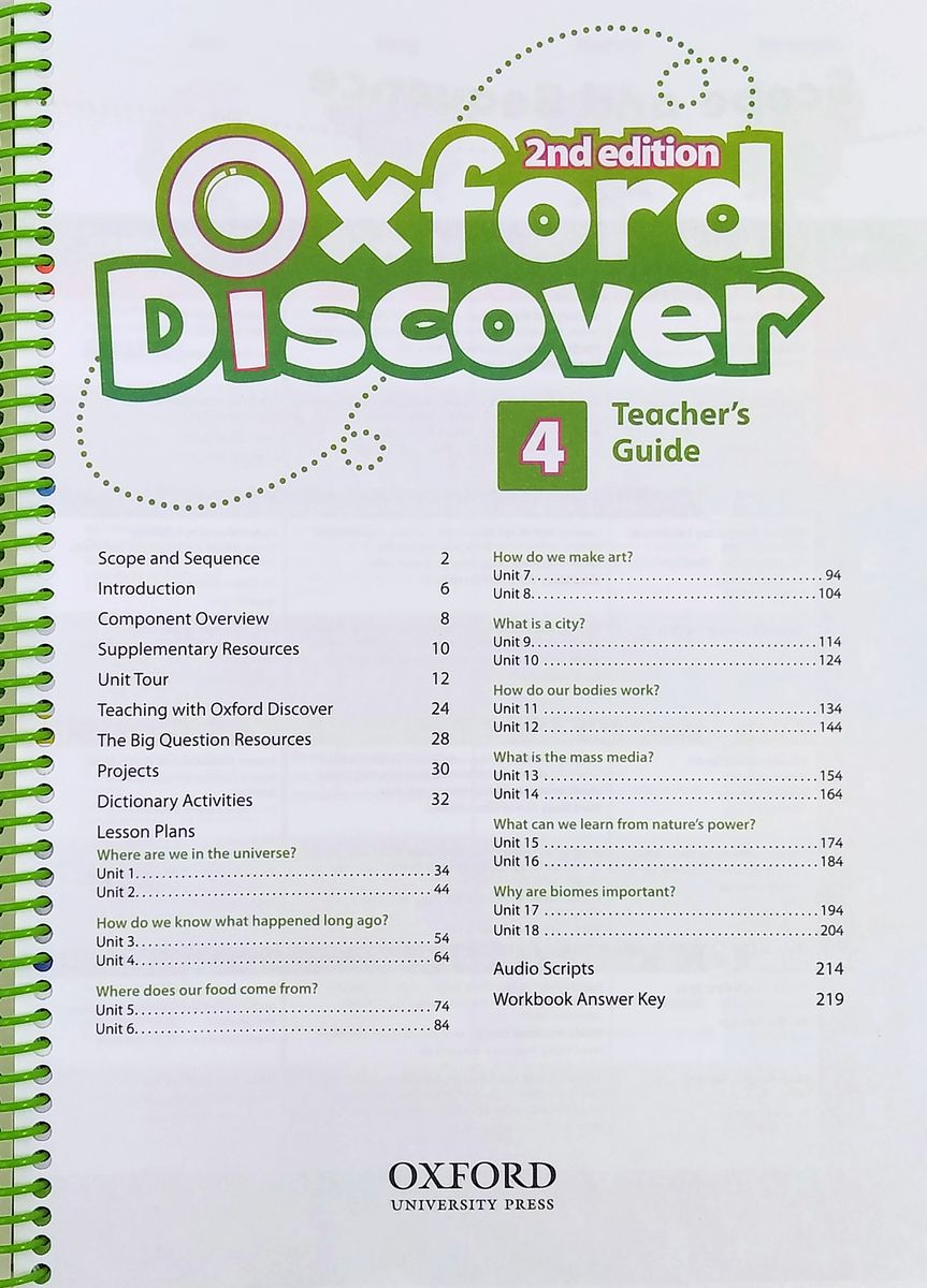 Oxford Discover (2nd edition) 4 Teacher's Book Pack (Teacher's Guide, CPT and Teacher Resource Center)