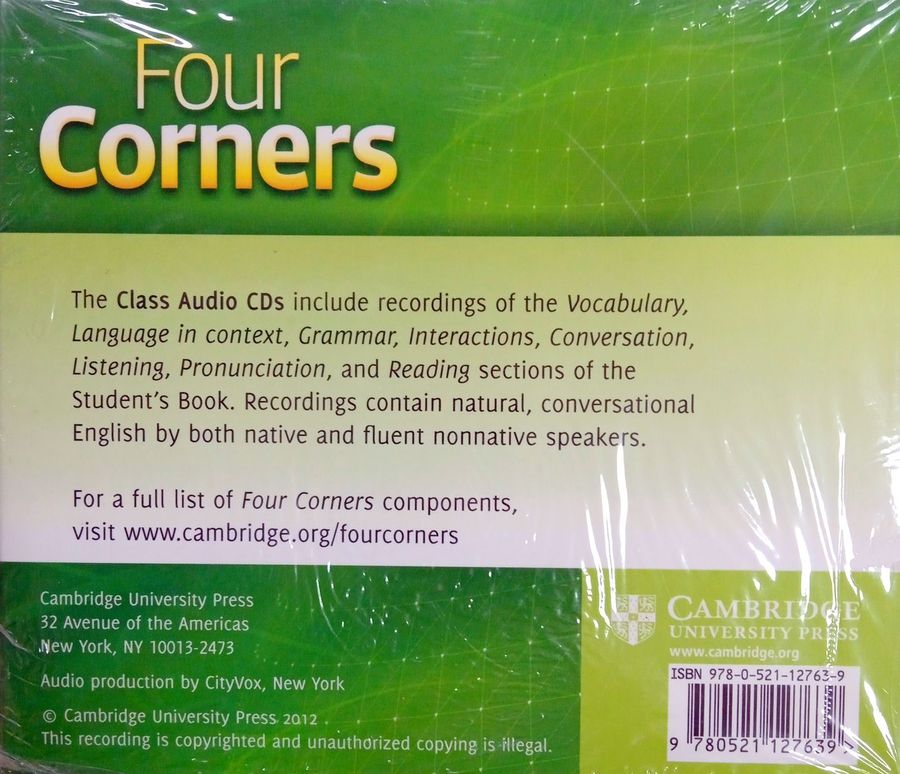 Four Corners 4 Class Audio CDs