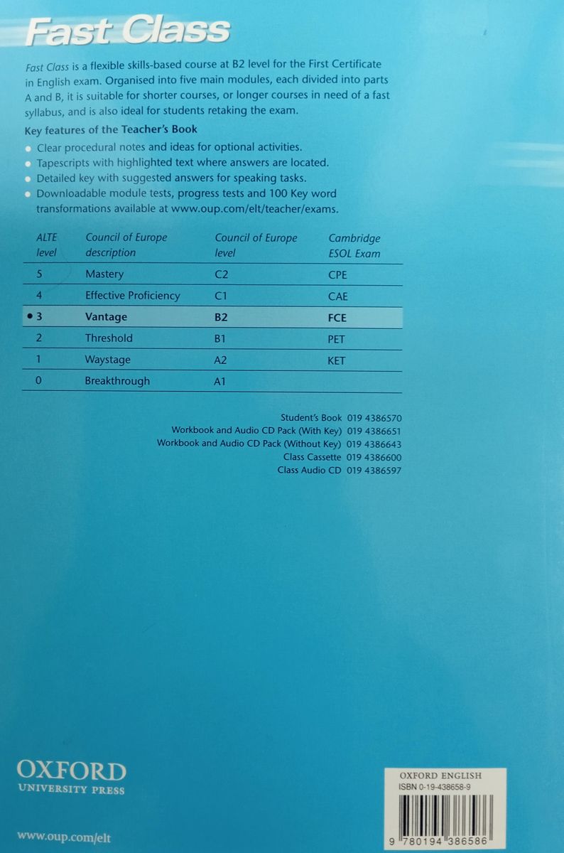 Fast Class Teacher's Book