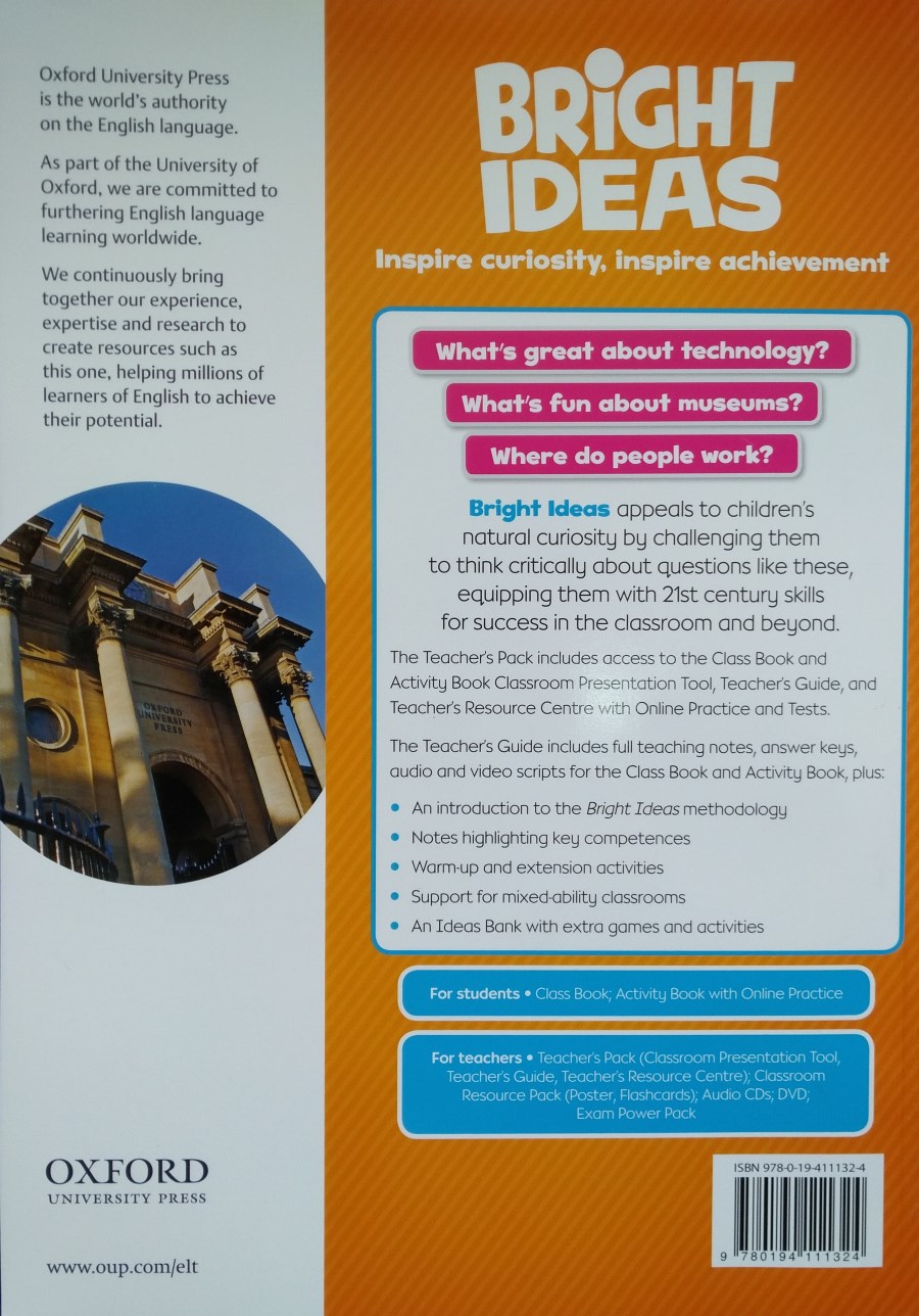 Bright Ideas 4 Teacher's Pack (Teacher's Guide, CPT and Teacher's Resource Centre)