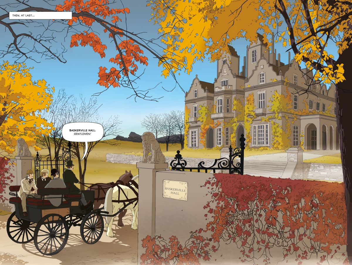 Usborne Graphic Novel The Hound of the Baskervilles
