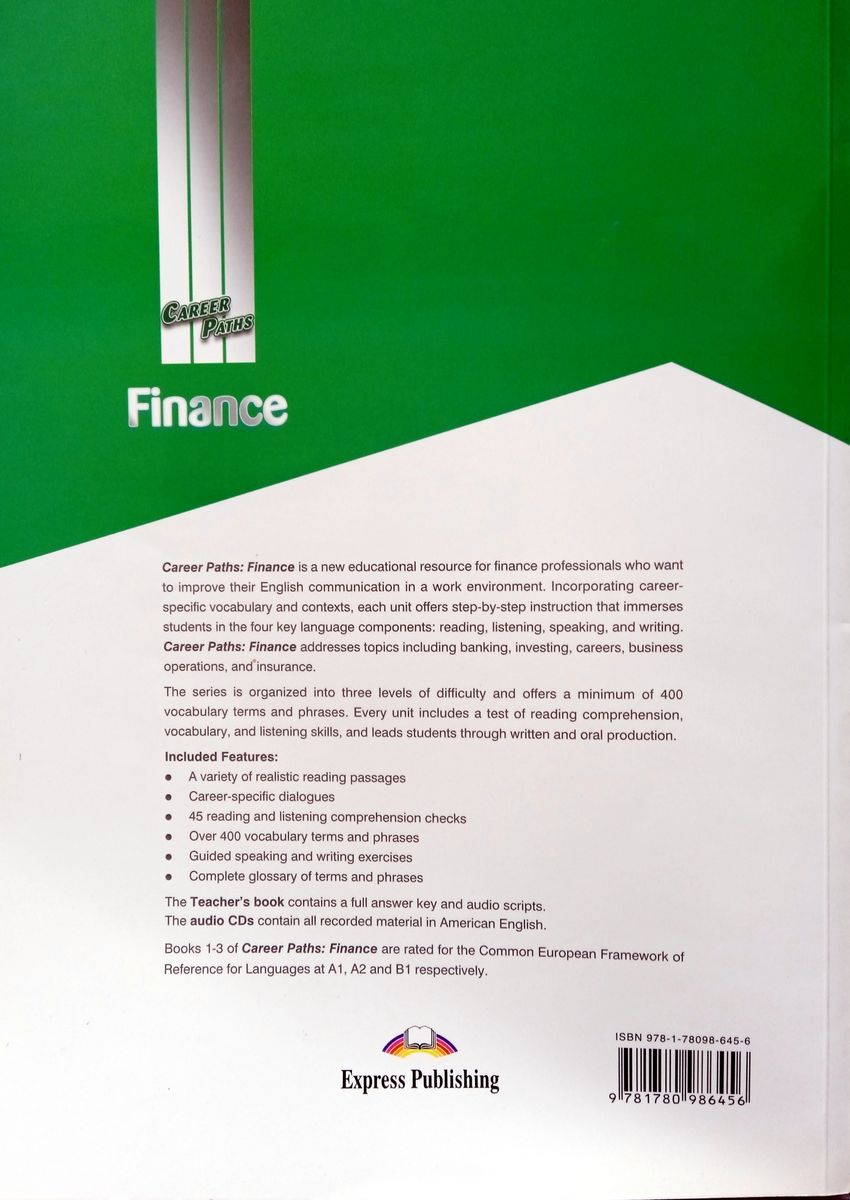 Career Paths Finance Student's Book with Digibook