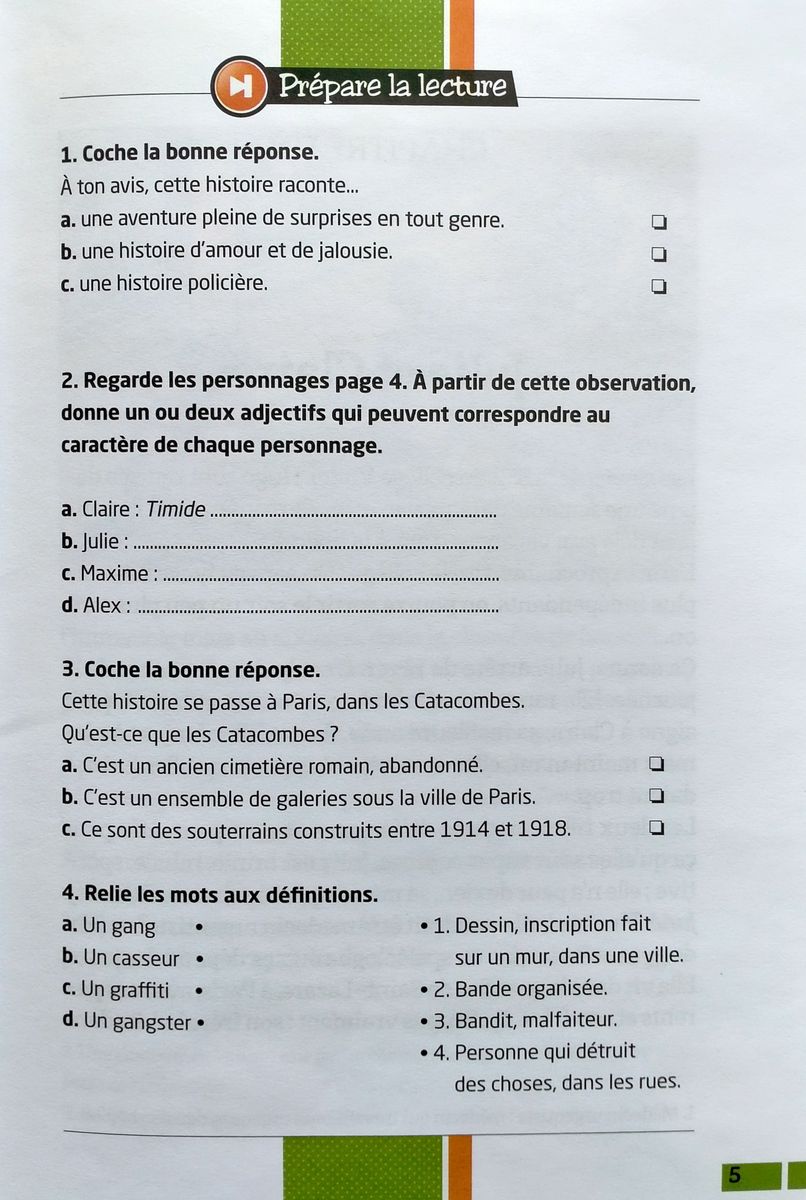 Pause Lecture Facile 4 Fete Dans les Catacombes + CD