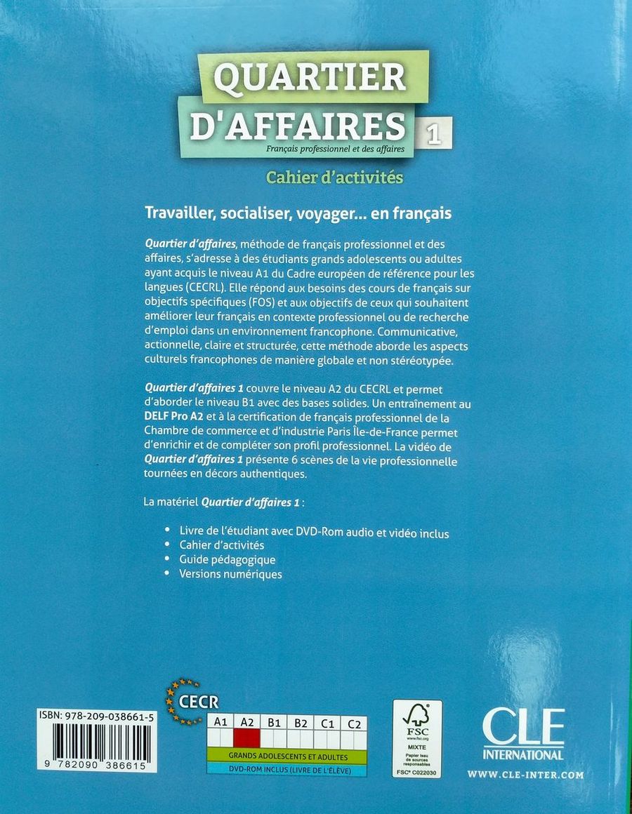Quartier d'affaires A2 Cahier