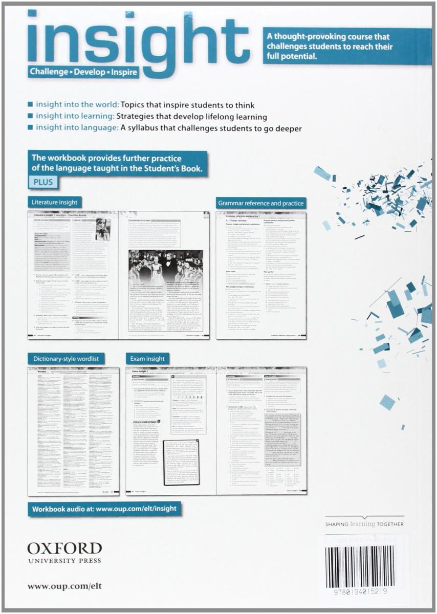 insight Upper-Intermediate  Workbook with Online Practice