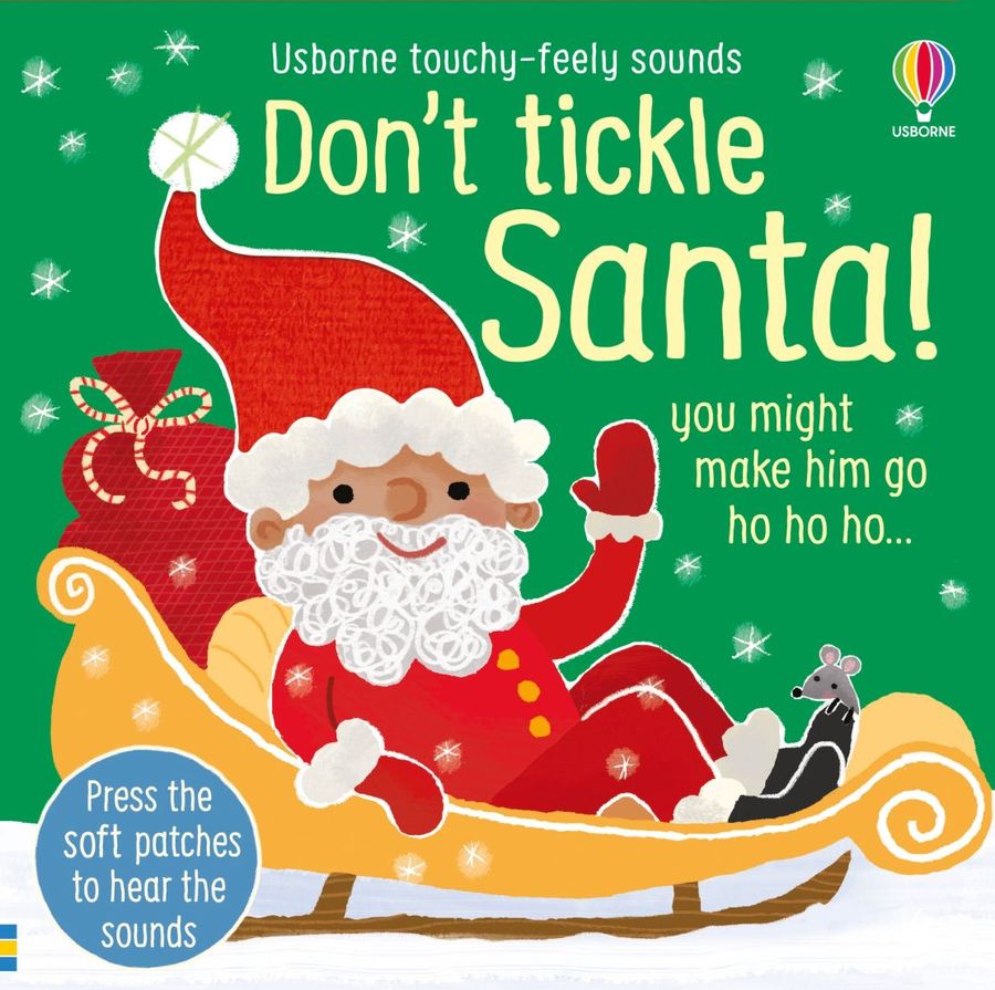 Usborne touchy-feely sound books Don't Tickle Santa