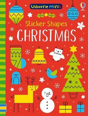Usborne Minis Sticker Shapes Christmas