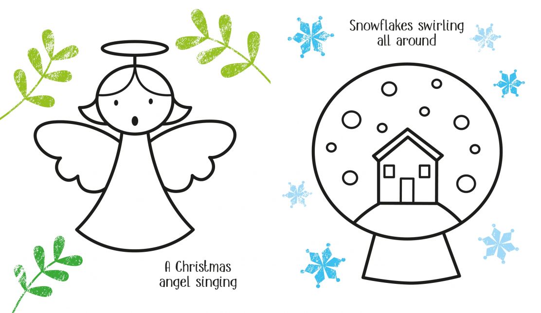 Usborne First Colouring Christmas